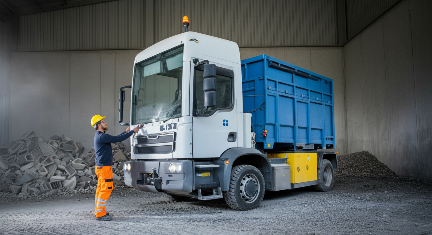 KI-System revolutioniert Bauschutt-Recycling und schafft neue Rohstoffe