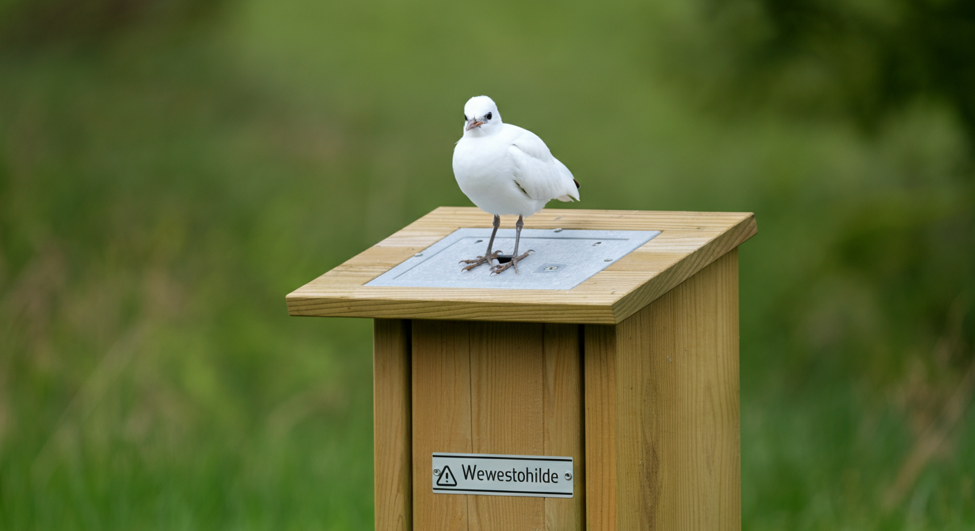 Neuer Brutplatz für Peitings Störche: LVN installiert Nisthilfe im Eiselenweg