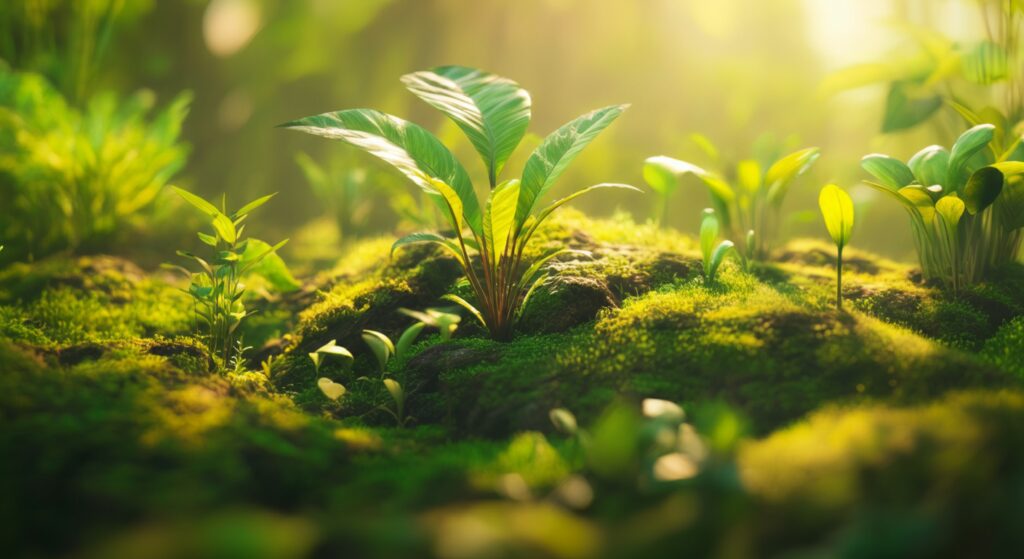 Solidarität Solidarität bezeichnet ein soziales Prinzip der gegenseitigen Verbundenheit und Unterstützung. Sie basiert auf gemeinsamen Interessen oder Wertvorstellungen und führt zu einem Zusammengehörigkeitsgefühl. Im politischen u. Photorealistic, vibrant colors, clean eco-tech aesthetic, lush greens, warm sunlight, shallow depth of field, high contrast, cinematic lighting, no text, no watermark.