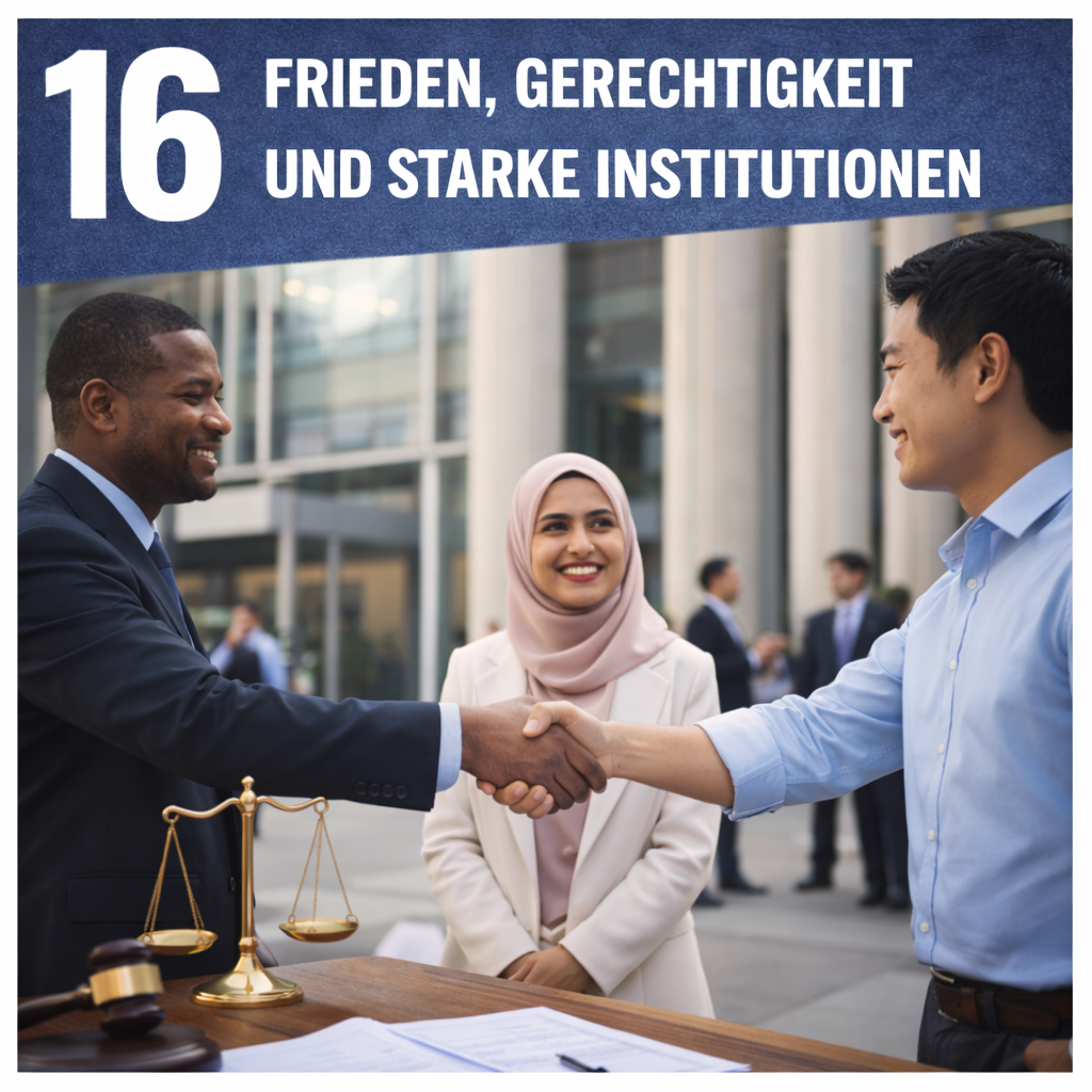 16 Frieden, Gerechtigkeit und starke Institutionen