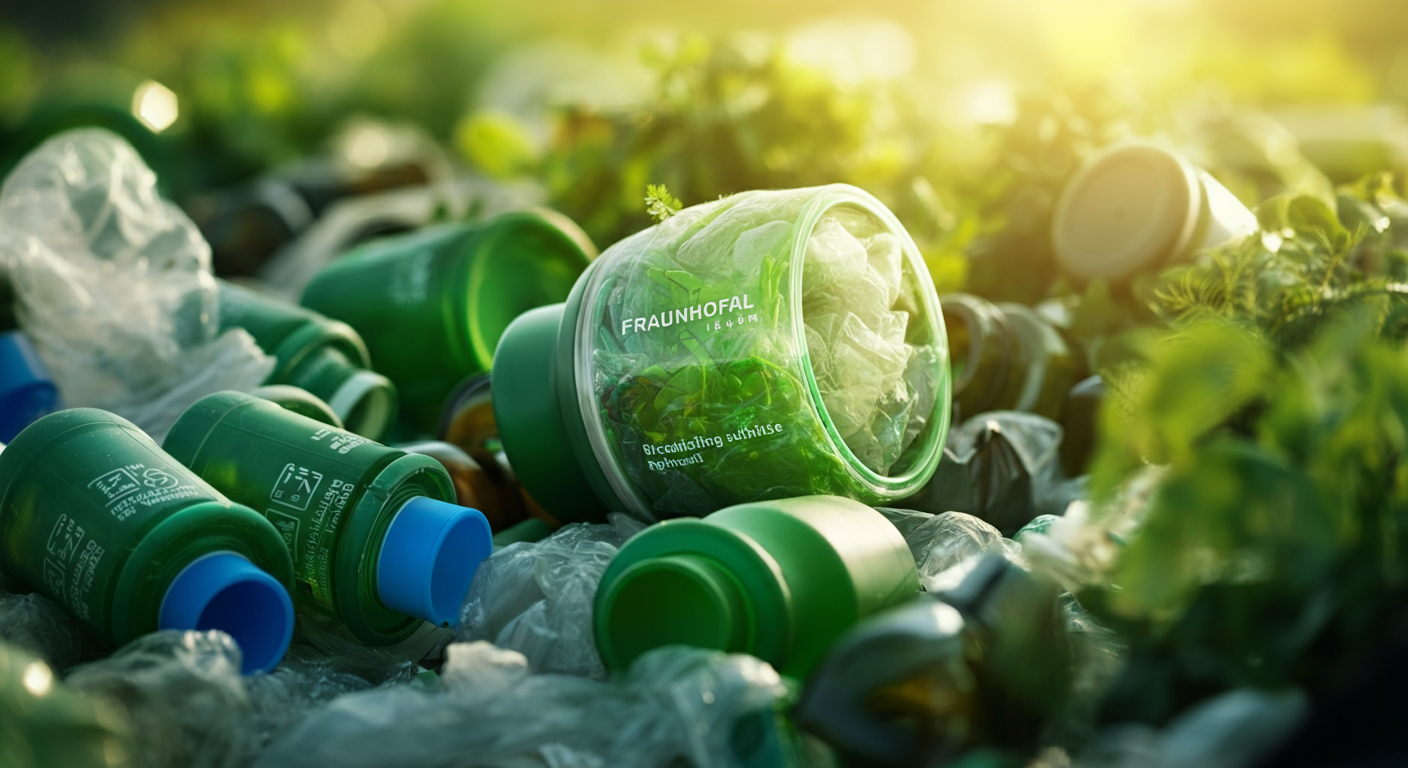 Fraunhofer entwickelt innovative Lösungen für die Kreislaufwirtschaft von Kunststoffabfällen