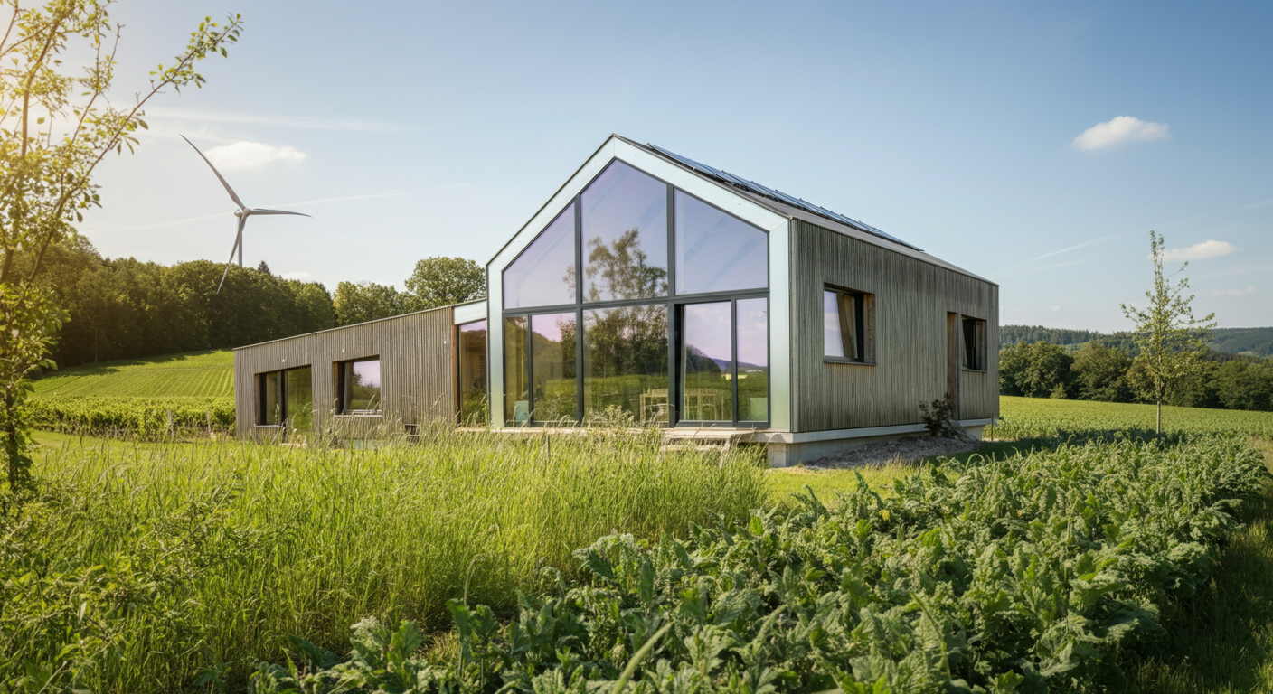 Klimaschutz trifft Landwirtschaft: Hightech-Gewächshaus auf dem Schneeberghof in Gerbach startet mit 100 Prozent Wind- und Solarenergie